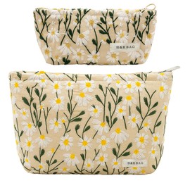 Kosmetiktasche, 2-teiliges Set Mit großem Und kleinem Makeup Bag, Kulturtasche Damen Und Mädchen, 26 x 18 cm, Ideal Für Reise Und Geschenk, Schminktasche