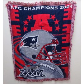 Northwest 2004 AFC Champions New England Patriots 48 x 60 in Woven Tapestry Throw Blanket