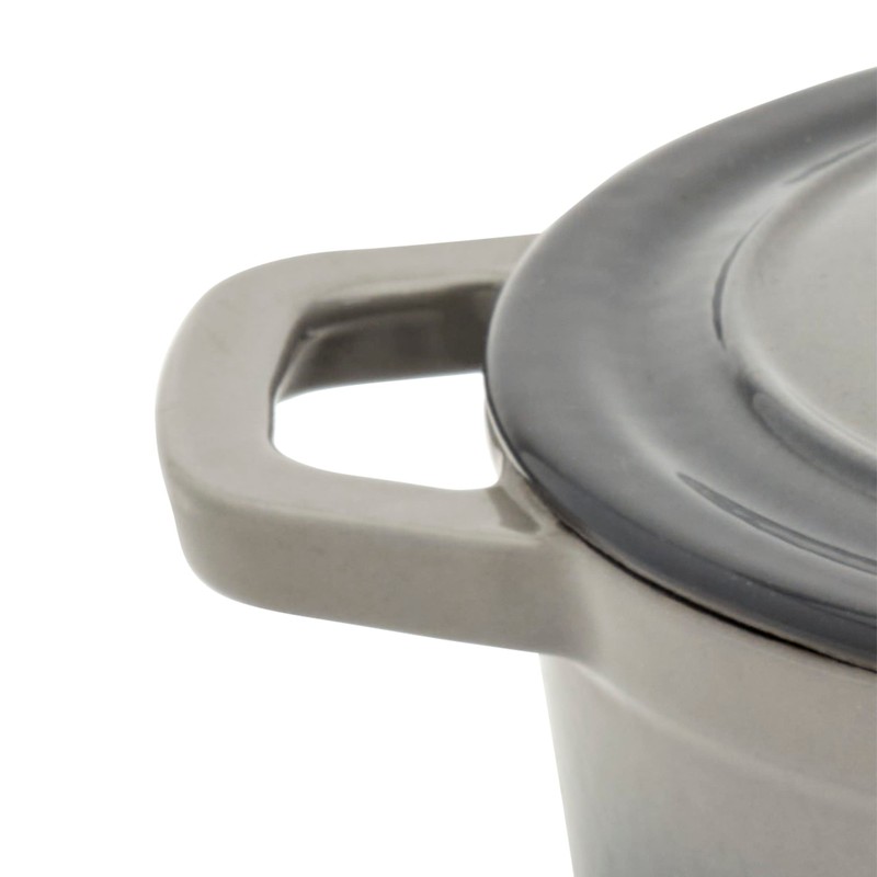 Smith & Clark 1-Quart Enameled Cast Iron Dutch Oven Pot