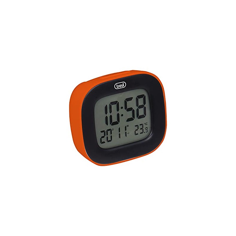 Trevi SLD 3875 Digital Clock with LCD Display, Alarm Clock,
