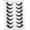 Pooplunch False Eyelashes Fluffy Cat Eye Look Natural Volume Wispy
