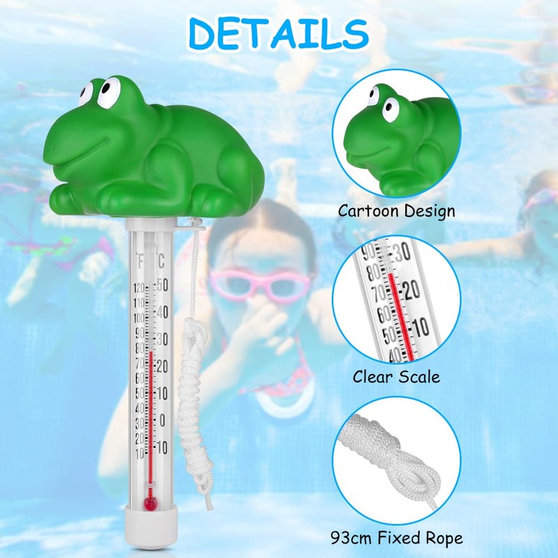 OFFCUP Floating Pool Thermometer, Floating Water Thermometer, Water Temperature Thermometer