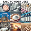 mGanna 100% Natural Talc Powder for Facial Make-up, Cosmetic Formulations,