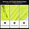 SHORFUNE 5 Pack High Visibility Mesh Safety Vest with 10