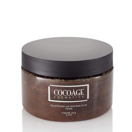 Cocoàge Cosmetics | Cocoa Powder 24K Gold Body Scrub - Vanilla