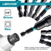 LIBRATON Impact Socket Set, 20-Piece Set, Impact Driver, Electric Drill