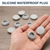uxcell 10pcs Hole Plug 1 Inch (25mm) Button Plugs, Grey