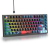 iTastatur 75% Percent Keyboard Programmable,82 Keys Wired Hot-swappable RGB Mechanical