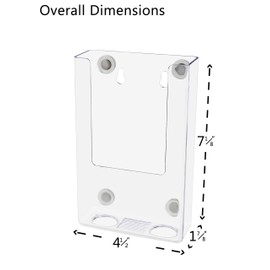Marketing Holders 6 Pack Magnetic Trifold Holder Holds 4 Inch Wide Printed Materials Attaches to Metal Surfaces Lockers Filing Cabinets Organizes Maps and Menus Rack Good for Advertising Graphics
