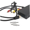 LABRIMP 4pcs Male to Male Audio Plug Cable Extender Stereo