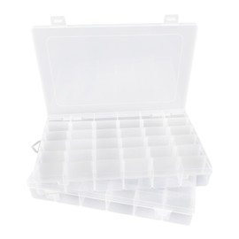 Craft Box Jewellery Organiser Organiser Box Storage Box Bead Earring Storage Box 36 Grids Storage Box With Compartments Screw Storage Organiser Diamond Art Washi Tape Storage Jewellery Storage Box