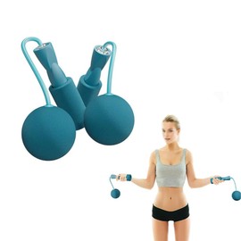 Cordless Jump Rope – Adjustable Weighted Ropeless Skipping Rope for Men, Women and Kids, No-Line Speed Rope for Fitness Training and Workout Anywhere