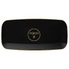 Blue Sky Organic Rectangle Black with Gold Rim Tray -