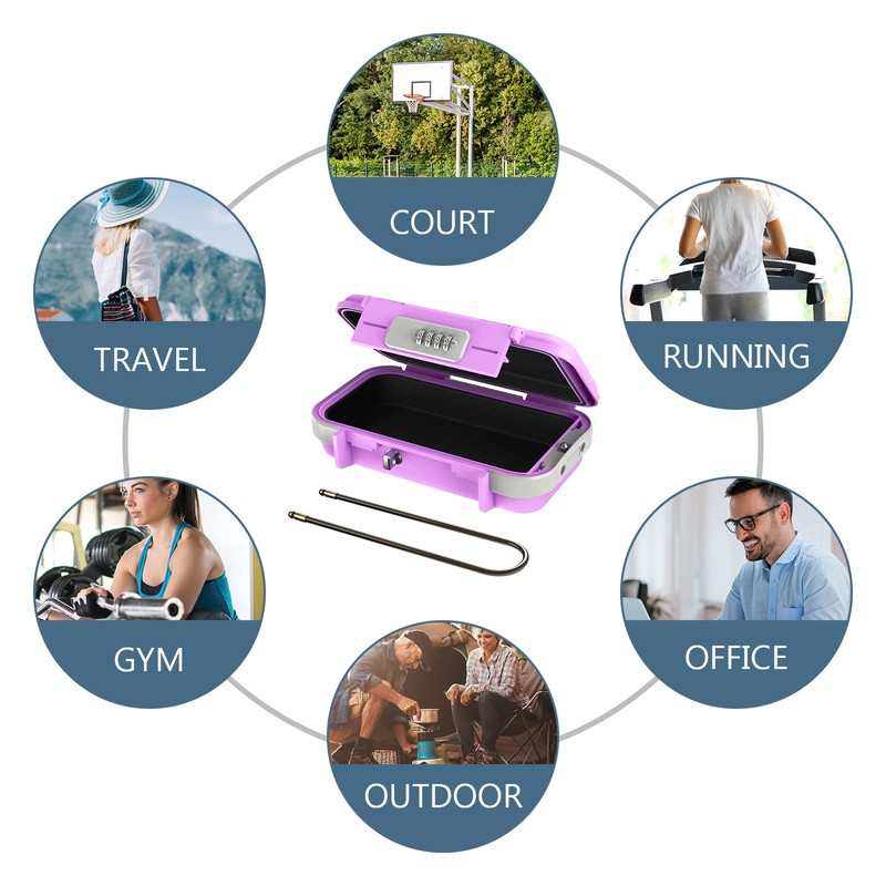 Portable Safe, Ankilo Security Box with Payment Code, Waterproof Anti-Theft