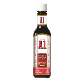 A.1. THICK & HEARTY STEAK SAUCE, 5OZ BTL, FOR STEAK, PORK AND CHICKEN