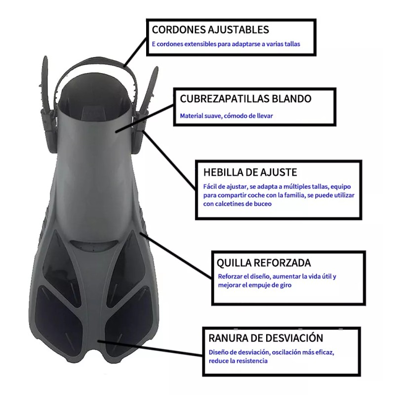 Generic Conjunto Profesional De Equipos De Natación De Snorkel L/xl