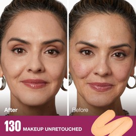 Maybelline New York Instant Age Rewind Eraser Tratamiento de maquillaje, 0.68 onzas líquidas, Buff Beige 130, .68 oz (20.11 ml)