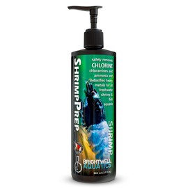 Brightwell Aquatics Shrimp Prep - Removes Chlorine, Ammonia, and Chloramines from Freshwater Shrimp and Fish Aquariums, Detoxifies Heavy Metals