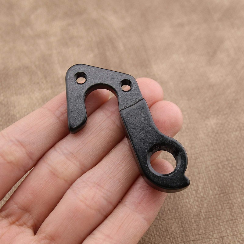 2pcs MTB Bicycle Rear Gear Mech Derailleur Hook Hanger Black