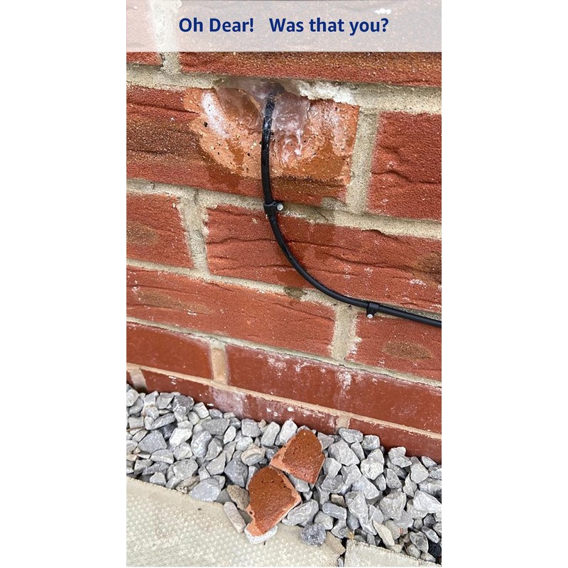 1STec 2 x Brick Brown External Drill Damage Weather Shield