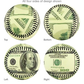 EnjoyLife Inc Ben Franklin $100 Dollar Souvenir Baseball