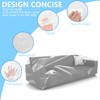 GOKENA Clear Thicker Couch Cover, Scratch Proof Plastic Furniture Covers,