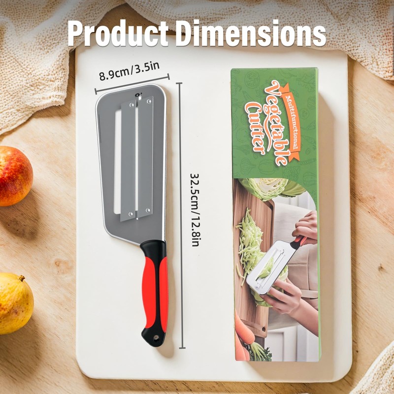 Stainless Steel Shredder Knife, Multifunctional Vegetable Cutter Cabbage Shredder for