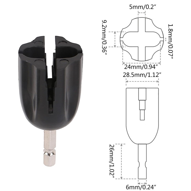 BEIDUOYANG Guitar String Winder Head Tool Winder Drill Plug Electric