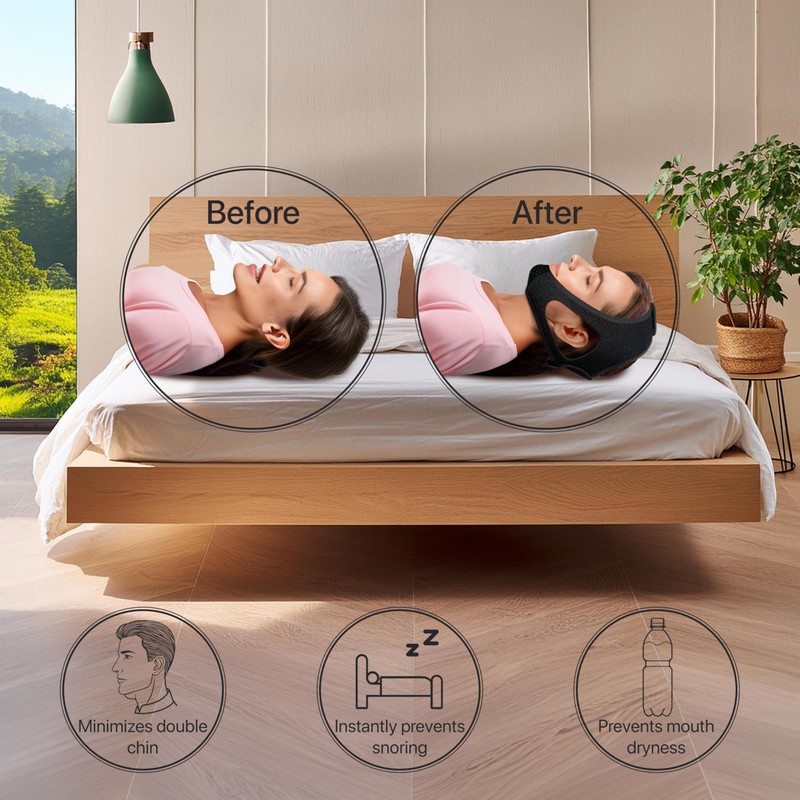Chin Strap for CPAP Users | Comfortable Mouth Support to