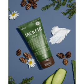 Jackfir The Classic Shave Cream, Smooth Natural Shaving Cream for Men, Hydrating Aloe & Cucumber Extract - Helps Calm Dry Irritated Skin, EWG Verified, Organic Ingredients, For All Skin Types, 5 Fl Oz