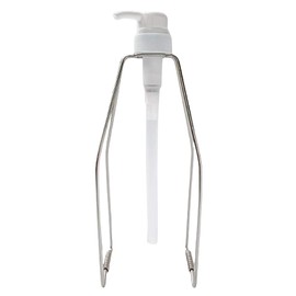 Deartech Deartech Dedicated Holder, Pump Included, Stand for 33.8 fl oz (1,000 ml), Pouches, Counseling, Pre-Shampoo, Stainless Steel Holder, Includes Everyone's Pantry Card