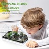 Jumping Spider Enclosure, 8.7×4.3×5.9in Escape-Proof, Secure & Ventilated Spider Terrarium,