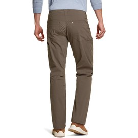 CQR Men's Vent Stretch Pants, Quick Dry Lightweight Casual Cargo Pants, Water Resistant Straight-Fit Utility Work Pants, Sedona Tundra, 38W x 30L