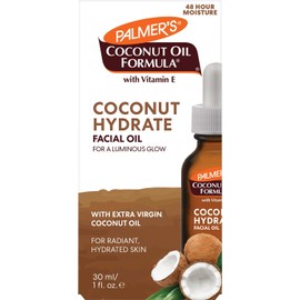 Palmer’s Coconut Oil Formula Aceite Facial de Belleza Coco con 10 Óleos Puros y Preciosos para una piel Radiante e Hidratada, Dermatológicamente Probado, No Comedogénico, 30ml