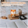 iplusmile 2Pcs Adorable Cartoon Animal Timer for Cooking and Management