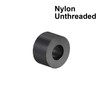 sourcing map Nylon Round Spacer Washer 3.2mm ID 7mm OD