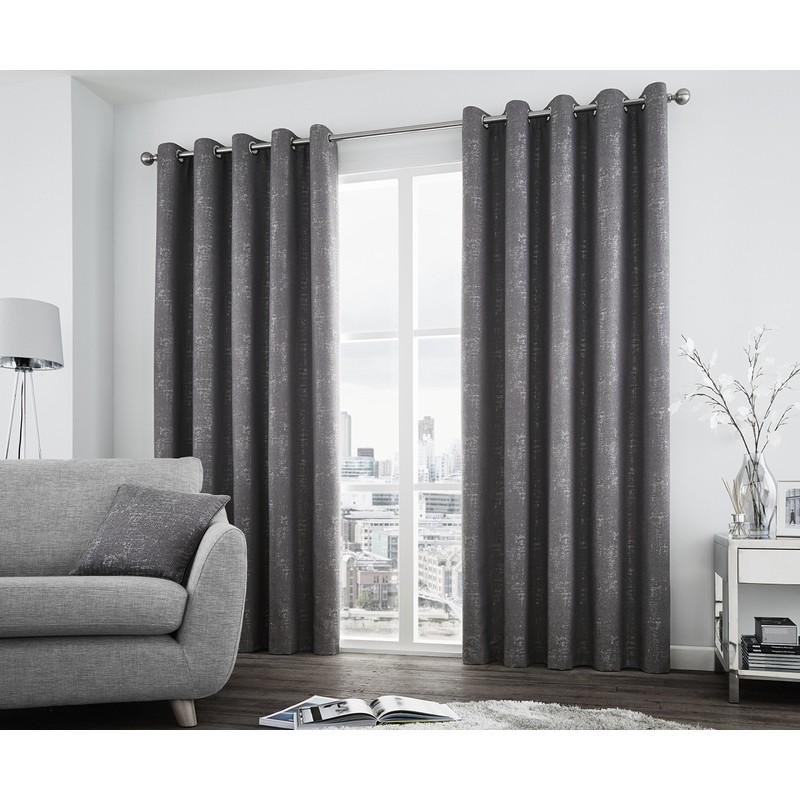 Curtina - Solent - Cushion Cover - 43x43cm, Graphite