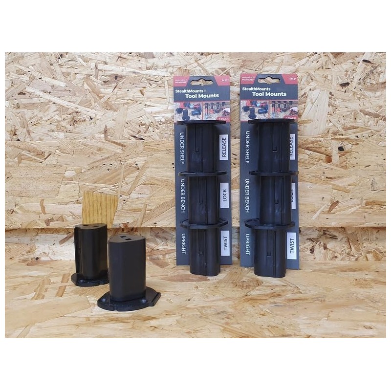StealthMounts Tool Holder Compatible with Milwaukee M12 (6 Pack) -