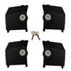ERKUL Metal Lock System for Roof Rack Cross Bars: Complete