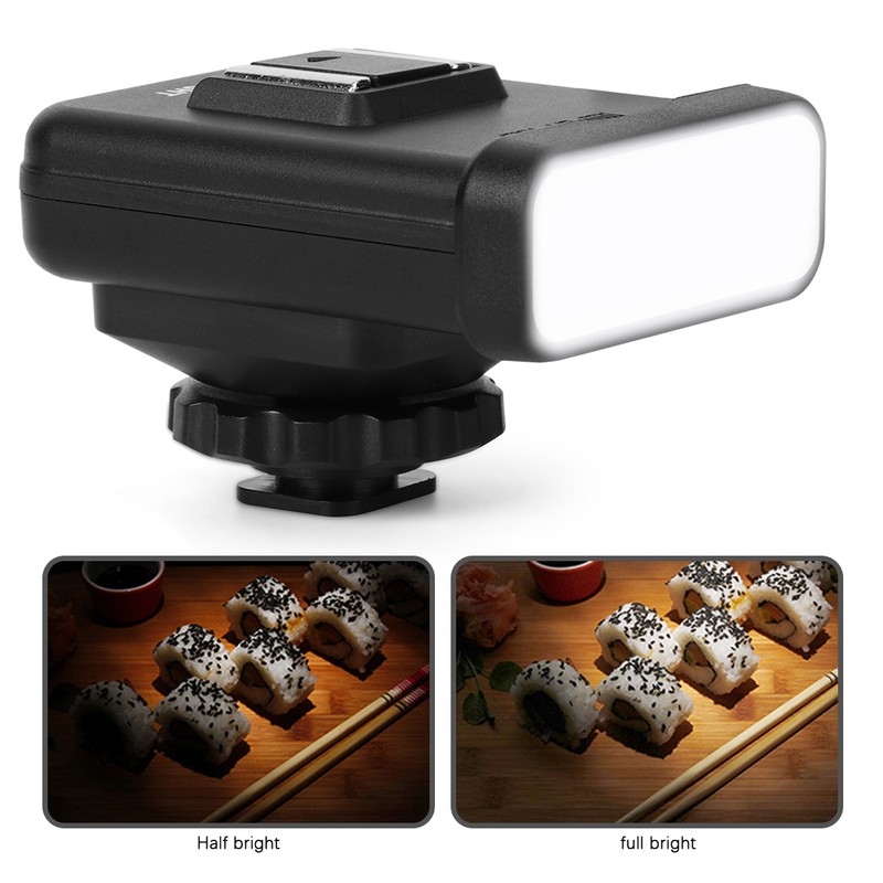 Ordro SL‑20 Camera Micro LED Fill Light Fashionable Colorful Lampshade
