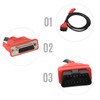 OBD Diagnostic Cable 26pin to 16pin Stable Transmission Flexible EAX0068L10B