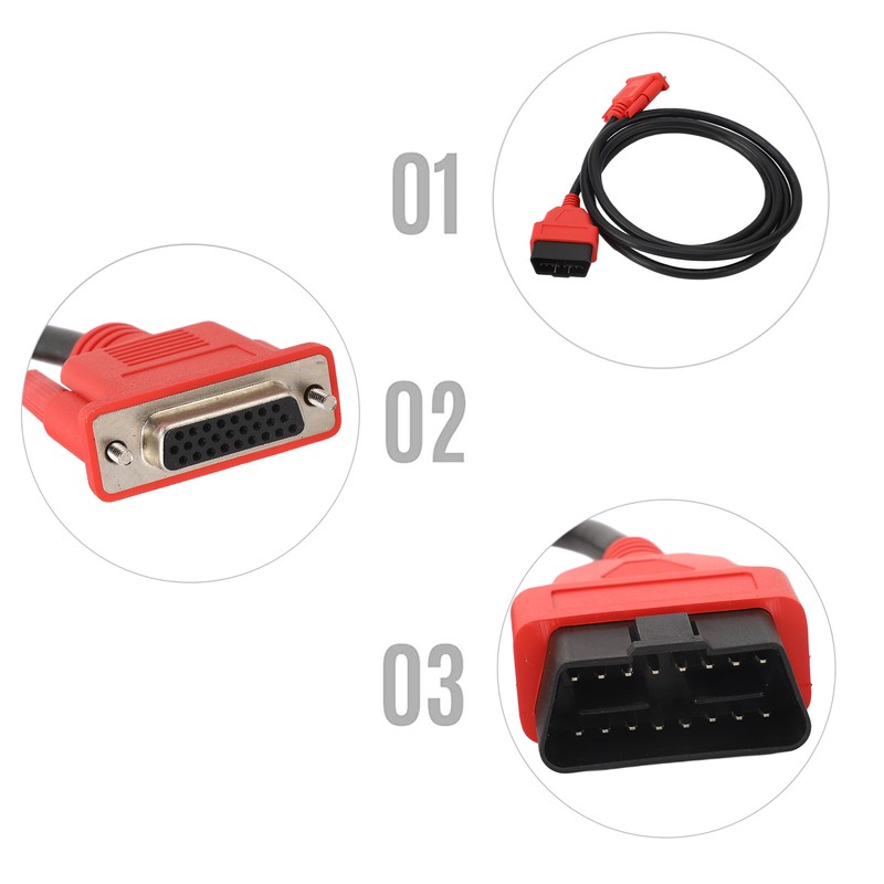 OBD Diagnostic Cable 26pin to 16pin Stable Transmission Flexible EAX0068L10B