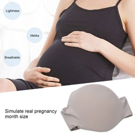 Fake Pregnancy Belly, Artificial Memory Foam Pregnant Belly, Breathable Comfortable Pregnant Belly Costume for Actress Cosplay Cross Dressing, Performance Props(L)