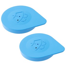 ECSiNG 2 pieces wiper washer container lid of windscreen washer bottle 28913AX600 compatible with Nissan Micra Note K12 E11 plastic cover of the car windscreen container