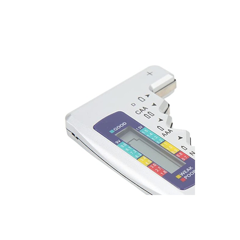 Yctze Probador de Capacidad de Batería Digital con Pantalla LCD
