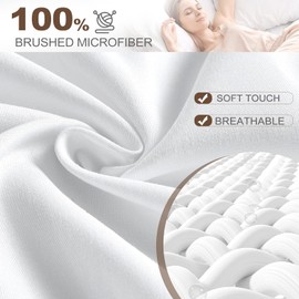 Queen Fitted Sheet Only - Premium Hotel Quality Extra Deep Pocket 18" - 21" Fitted Sheet for High Mattress - Microfiber Cooling Bottom Mattress Sheet Cover,60"*80"