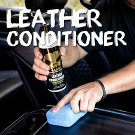 Voodoo Ride® Leather Conditioner - pH Balanced, UV Protection, Non-Greasy Formula, Nourishes & Restores Natural and Synthetic Leather, Natural Leather Scent