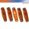 EVERESTHD 5Pcs LED Amber Front Cab Roof Marker Light Fit