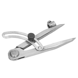 FTVOGUE Locking Wing Divider, Versatile Metal Scriber Carbon Steel Professional Adjustable Width Easy to Use for Metalworking