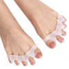 Rubber Toe Protectors Band White 6ea